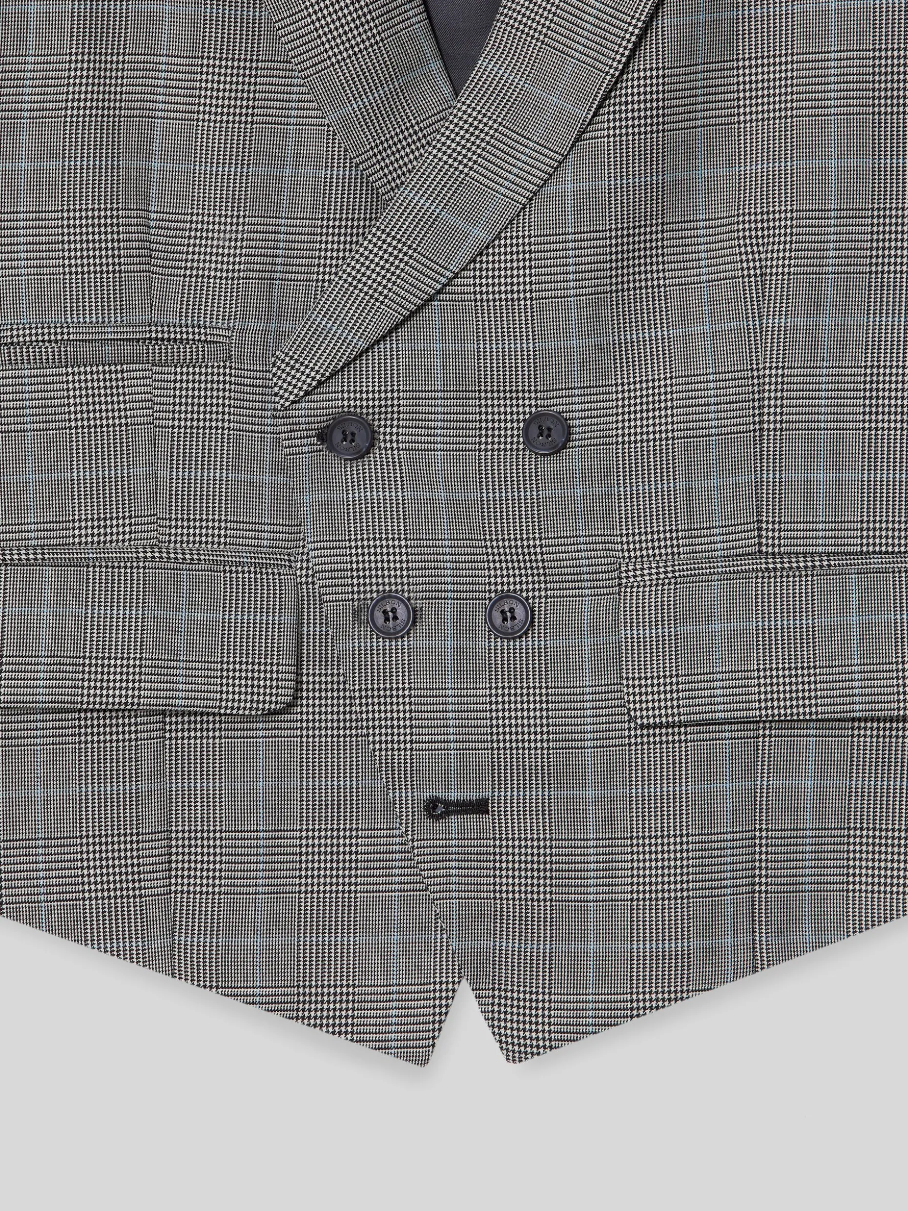 Chaleco chaque tailoring principe de gales gris