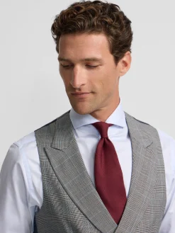 Chaleco chaque tailoring principe de gales gris
