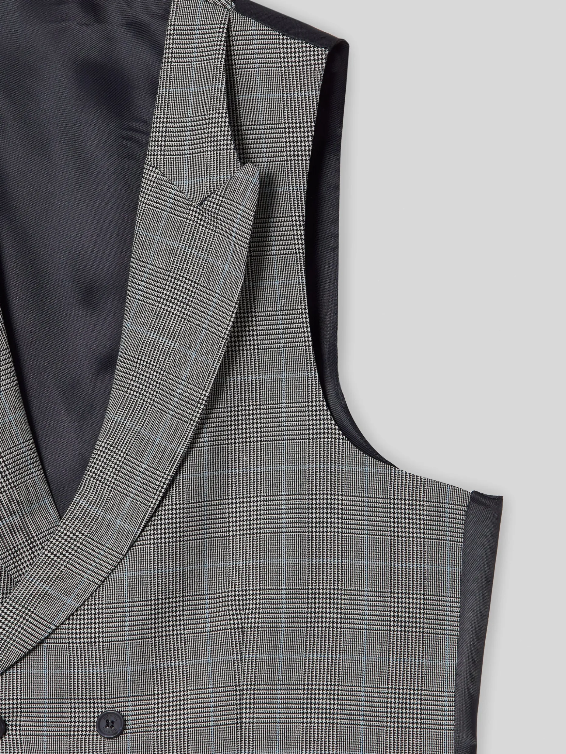Chaleco chaque tailoring principe de gales gris