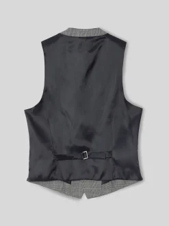 Chaleco chaque tailoring principe de gales gris