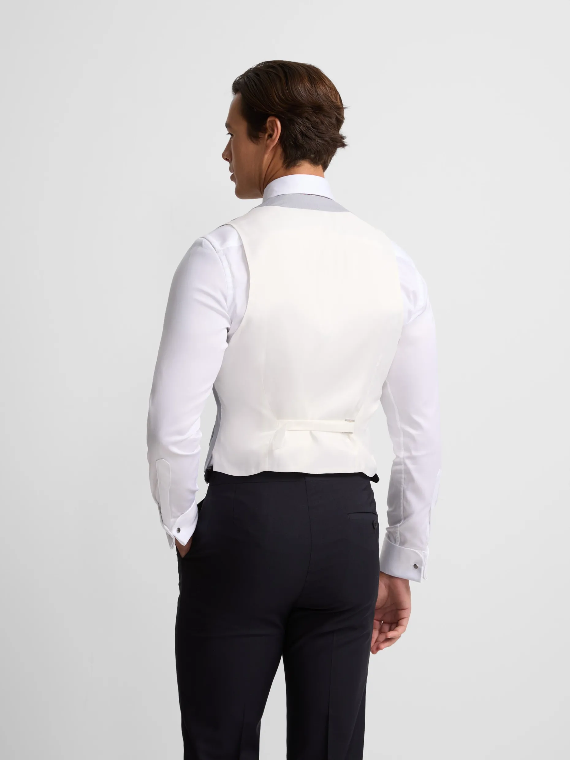 Chaleco chaque tailoring azul medio