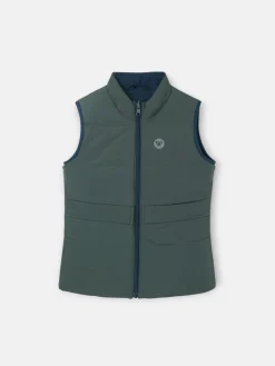 Chaleco kids reversible verde marino