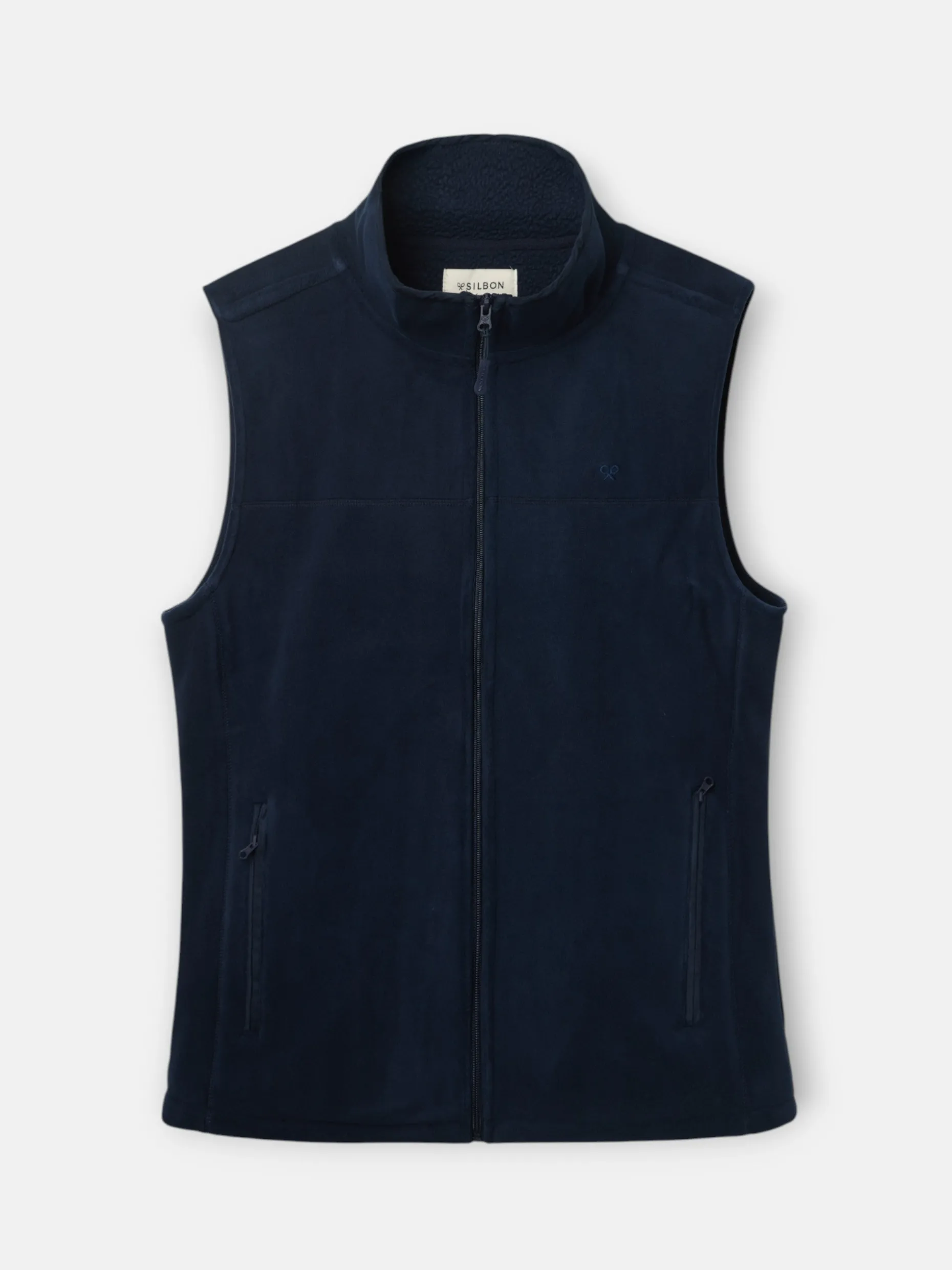 Chaleco polar clasico azul marino