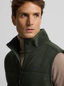 Chaleco polar clasico verde