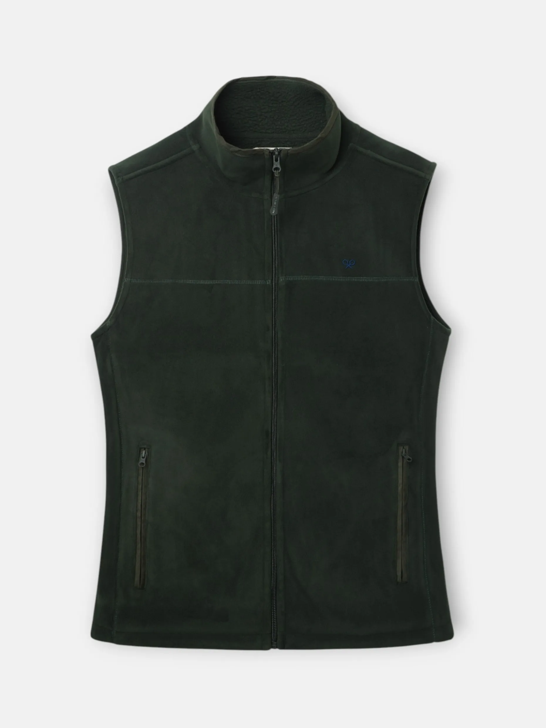 Chaleco polar clasico verde
