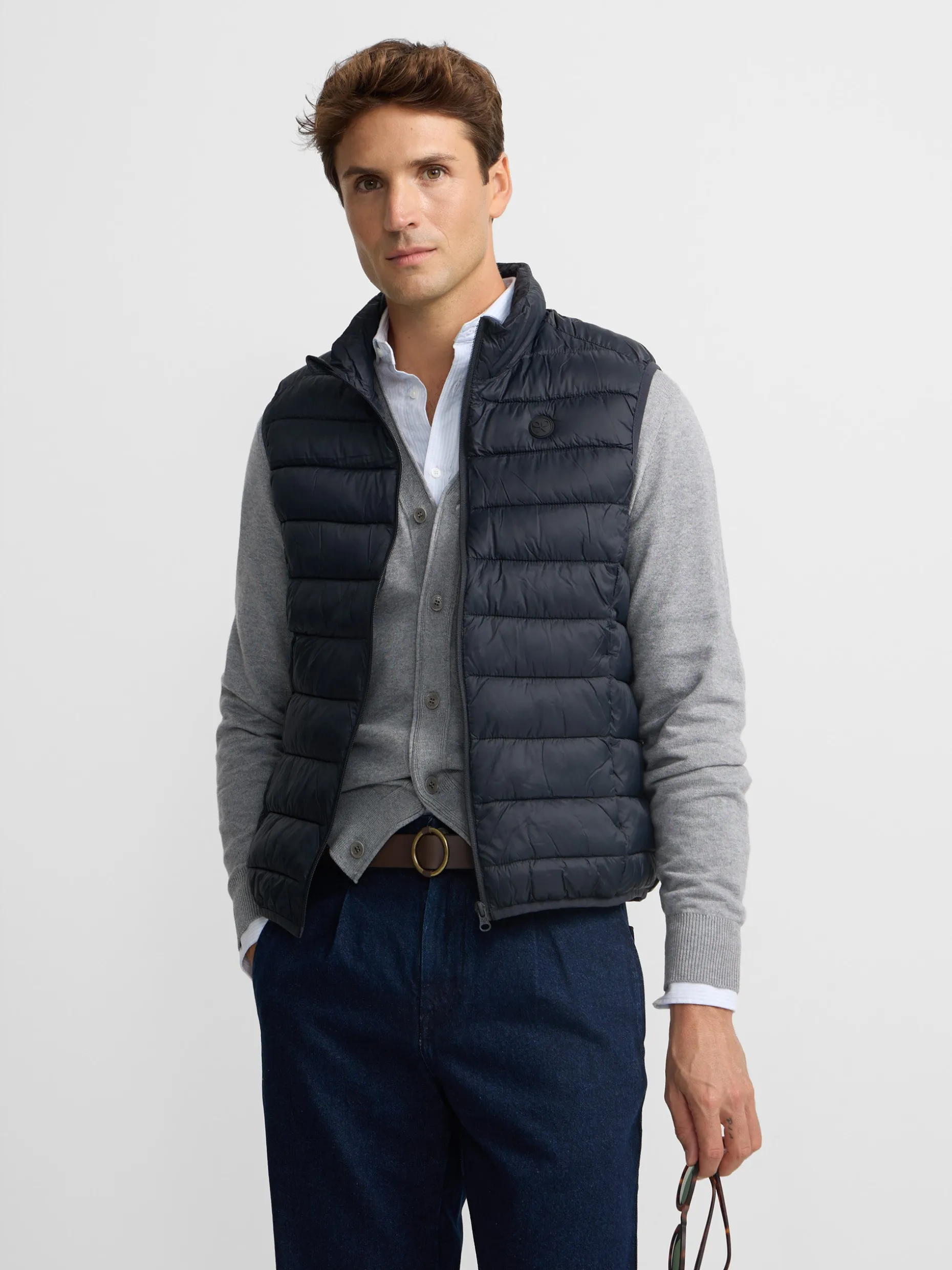 Chaleco ultralight gris oscuro