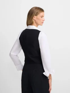 Chaleco woman clasico sastre negro