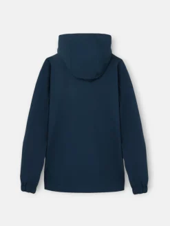 Chaqueta capucha cortavientos marino