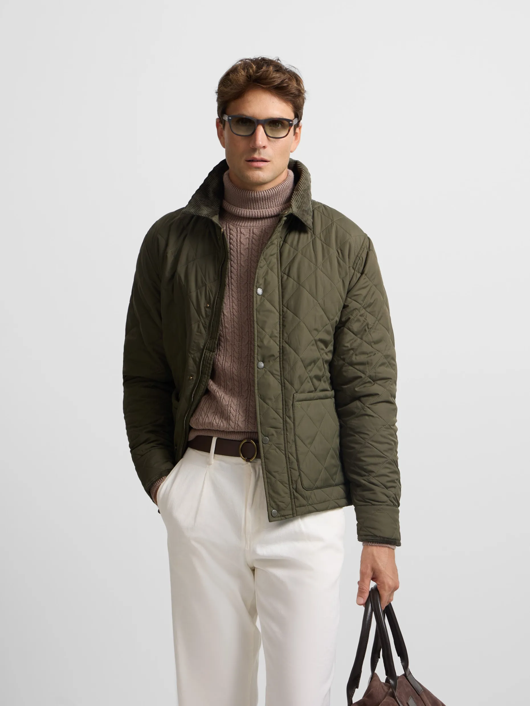 Chaqueta clasica field verde