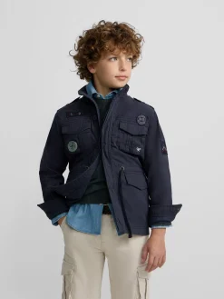 Chaqueta kids military azul marino