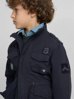 Chaqueta kids military azul marino