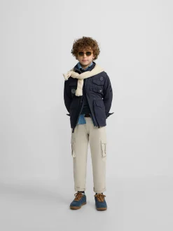Chaqueta kids military azul marino