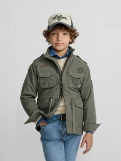 Chaqueta kids military verde