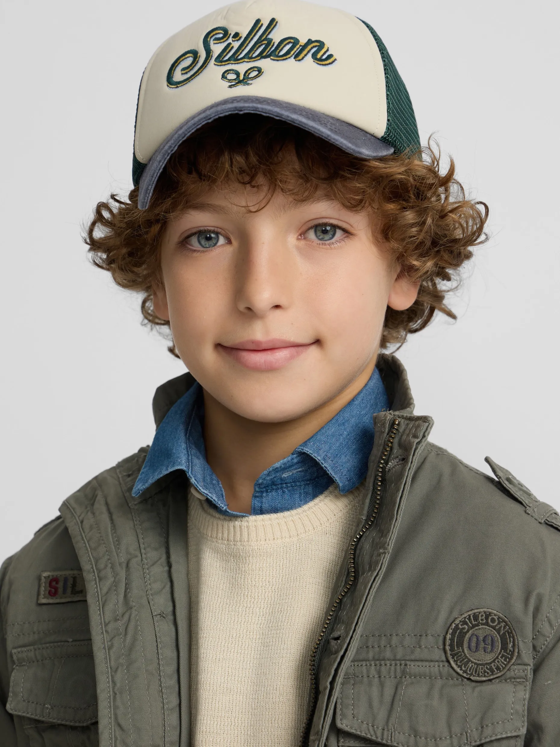 Chaqueta kids military verde