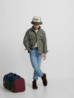 Chaqueta kids military verde