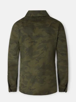 Chaqueta militar camuflaje verde