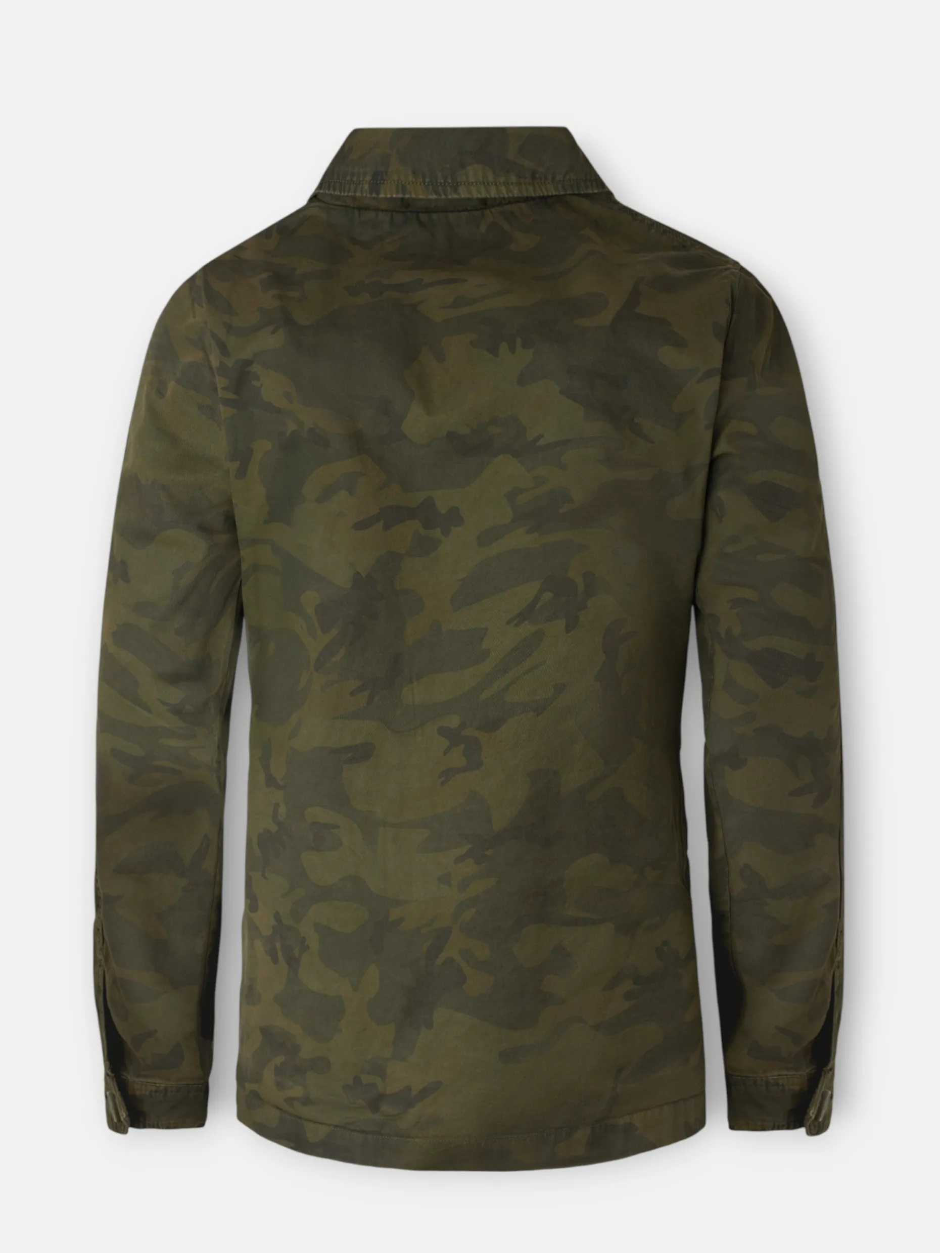 Chaqueta militar camuflaje verde
