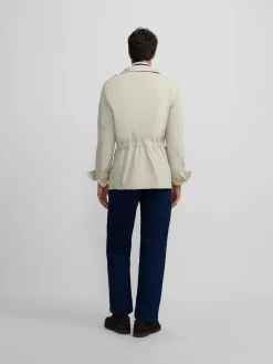 Chaqueta militar parches dye beige