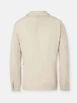 Chaqueta militar parches dye beige