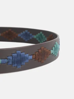 Cinturon piel argentino colores marron
