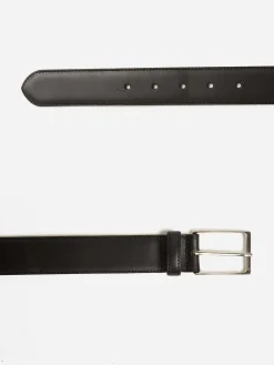 Cinturon vestir piel negro
