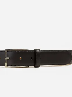 Cinturon vestir piel negro