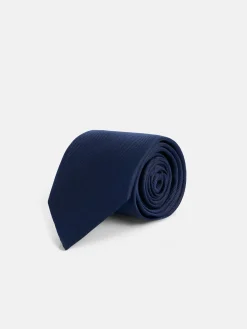 Corbata maxilogo azul marino