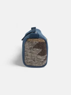 Estuche sport tejido etnico azul marino