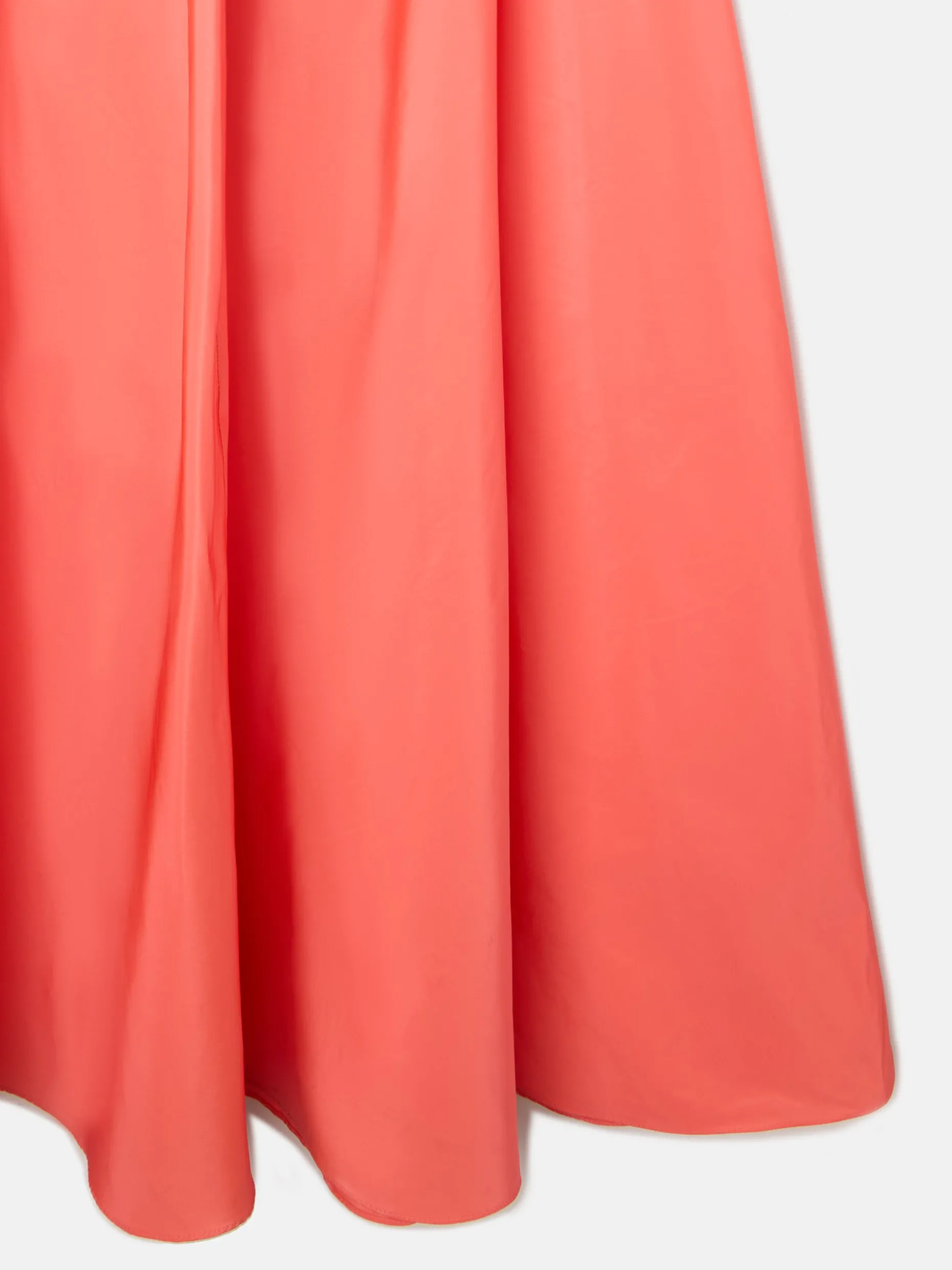 Falda CaprileXSilbon tafeta coral