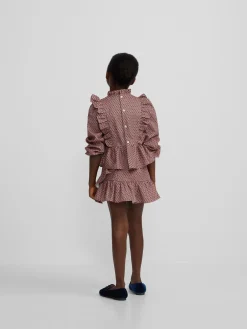 Falda girl estampado etnico rosa