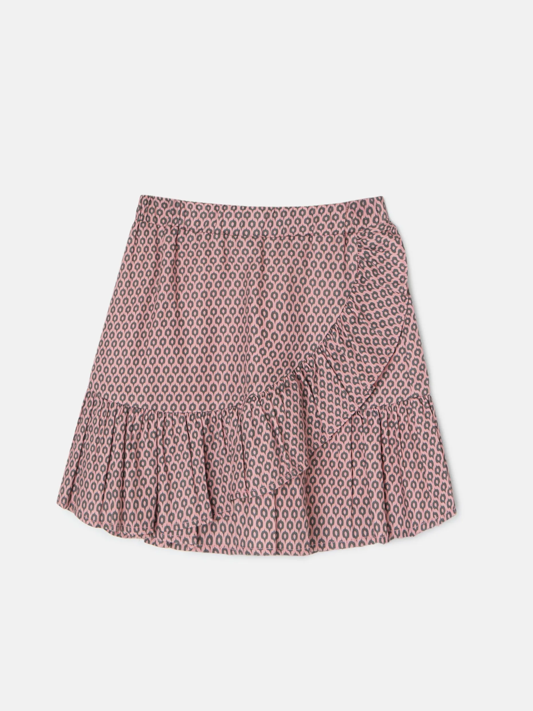 Falda girl estampado etnico rosa