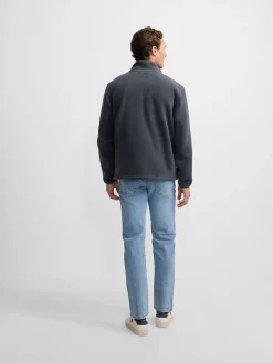 Forro polar clasico gris