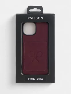 Funda movil raqueta burdeos