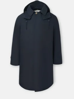 Gabardina azul marino