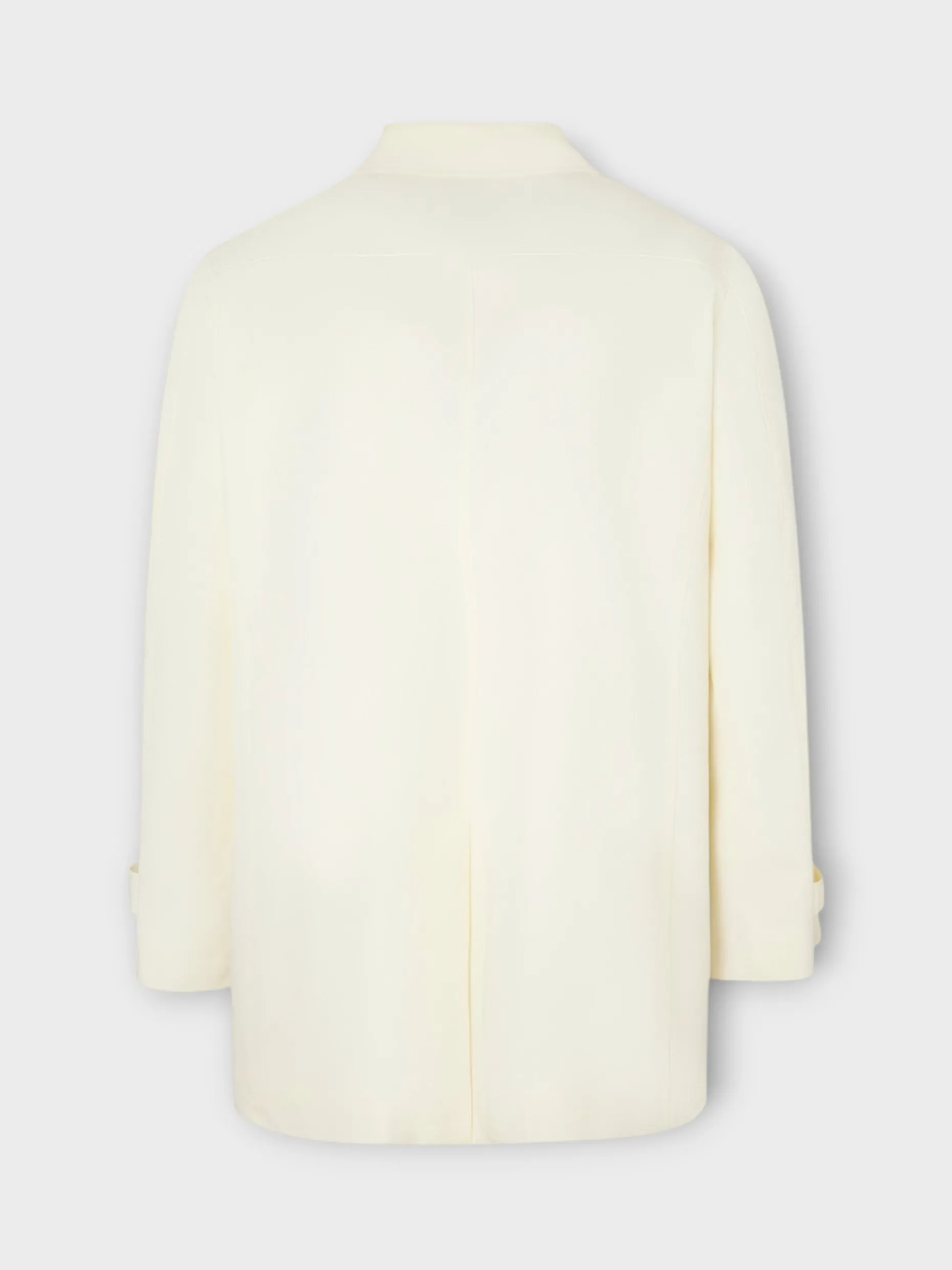 Gabardina corta beige