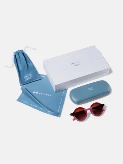 Gafa de sol MOXSILBON girl Ace rosa y granate