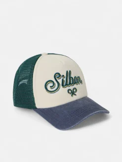 Gorra kids trucker logo bicolor azul marino