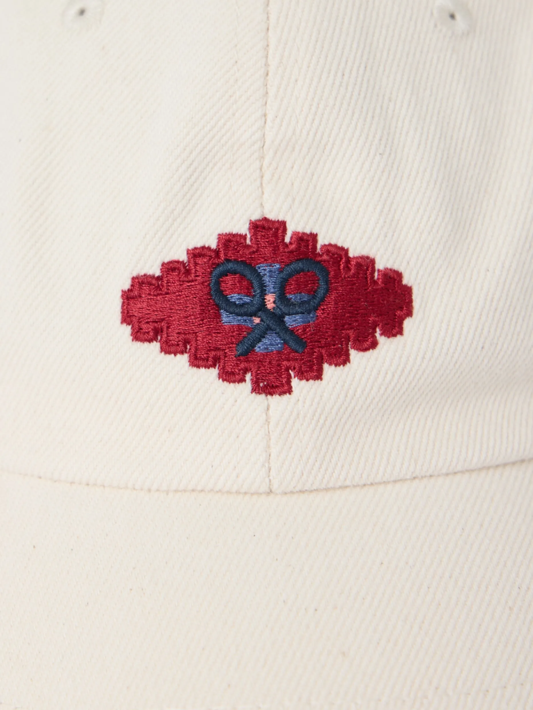 Gorra parche etnico beige