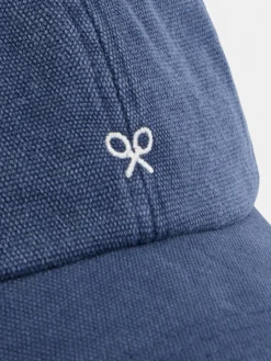 Gorra raquetas bordadas azul marino