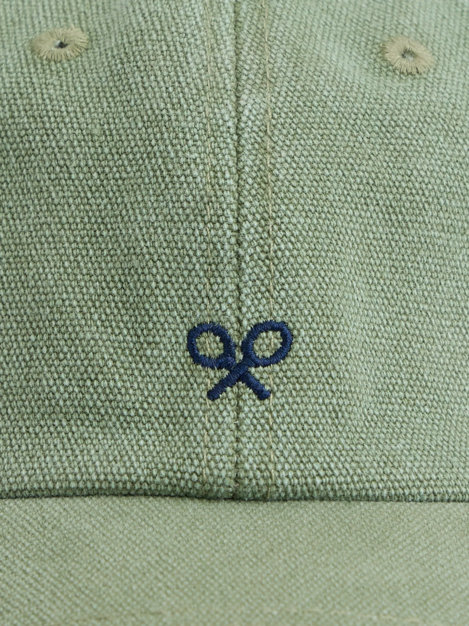 Gorra raquetas bordadas verde