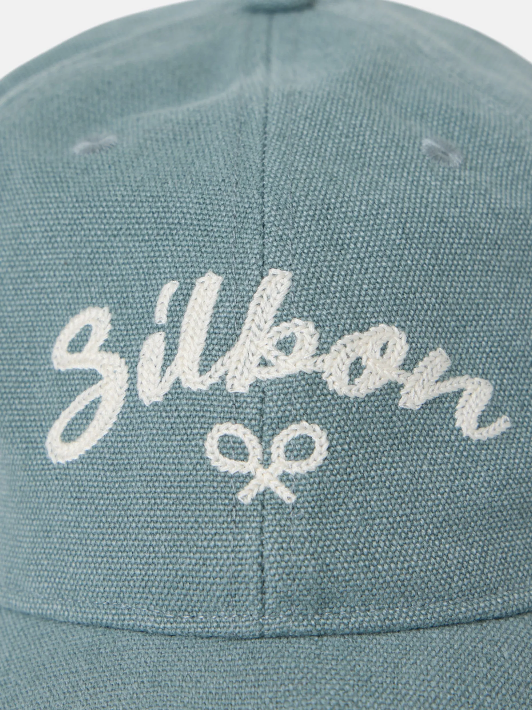 Gorra silbon desgastada verde