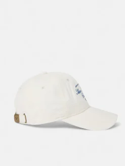 Gorra silbon tennis club beige claro