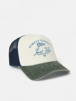 Gorra trucker just vibes azul