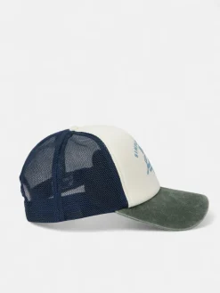 Gorra trucker just vibes azul