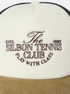 Gorra trucker tennis club pana beige