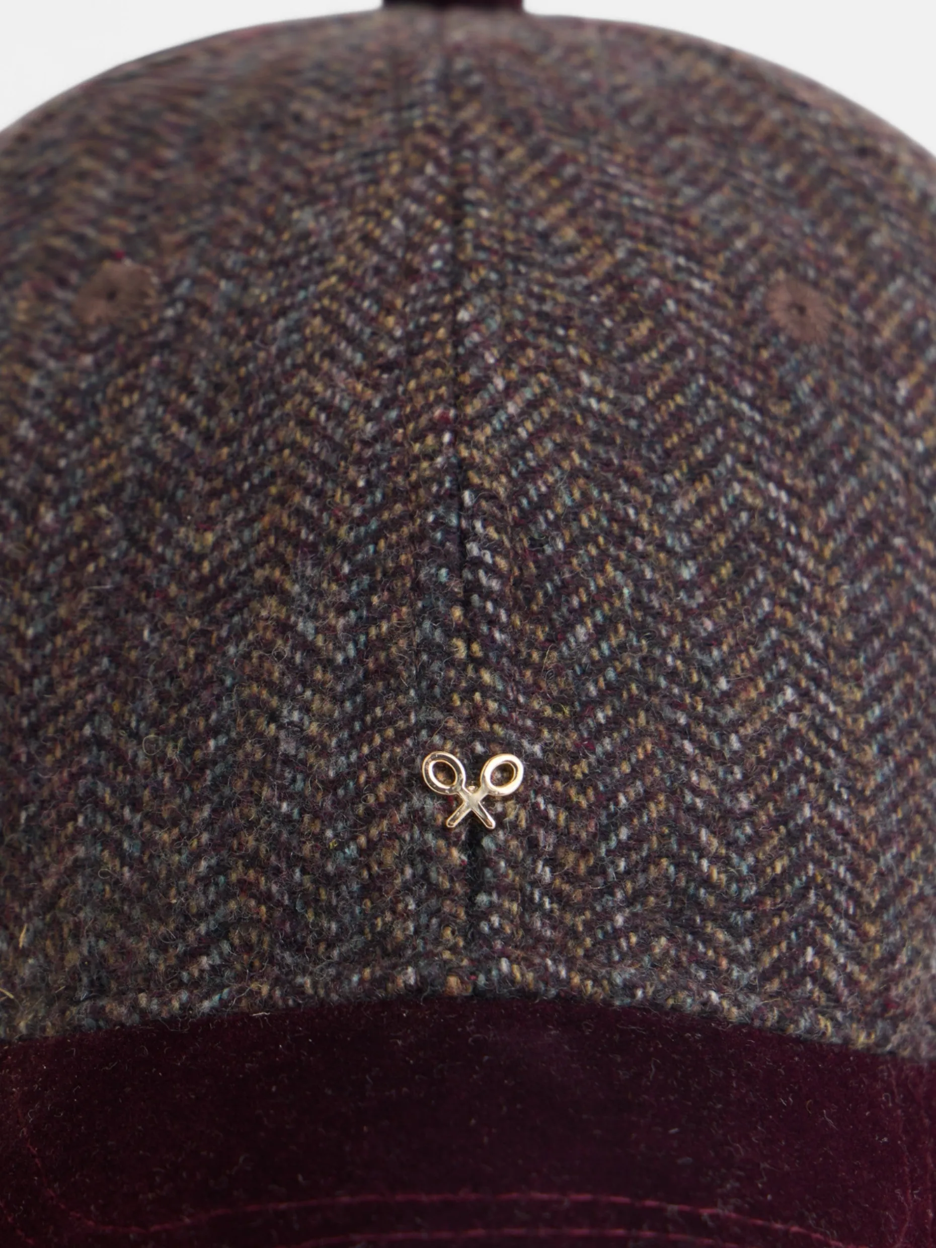 Gorra woman espiga burdeos