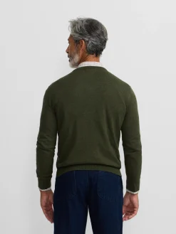 Jersey classic cuello pico verde