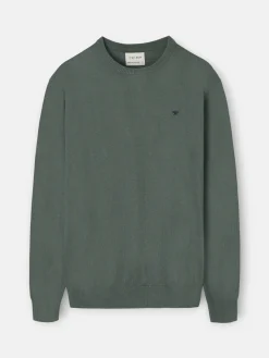 Jersey classic cuello redondo verde claro