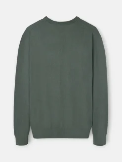 Jersey classic cuello redondo verde claro