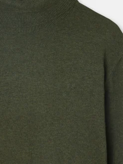Jersey classic cuello vuelto verde
